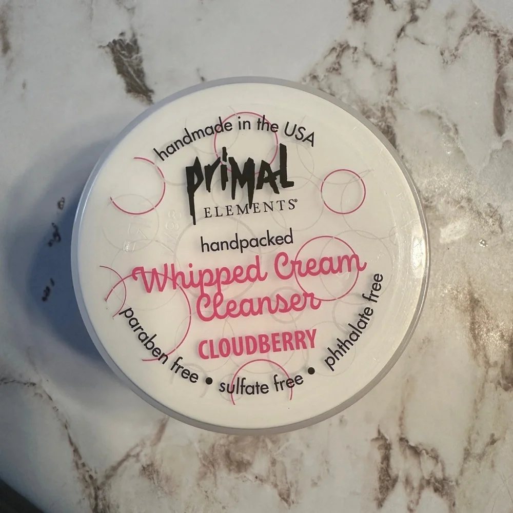Primal Elements Cloudberry Cream Facial Cleanser NWOT Hydrating Skincare Spa